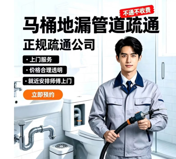 附近正规疏通公司-专业各种马桶地漏下水管道堵塞上门疏通 马桶疏通