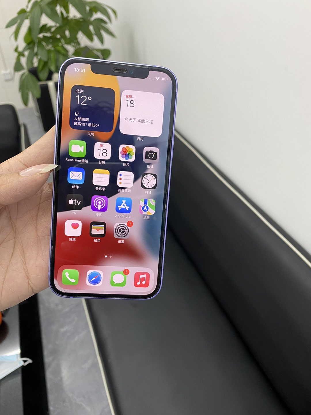 极品iPhone12 美版单卡 128G 纯原靓机 效率100 外观充新