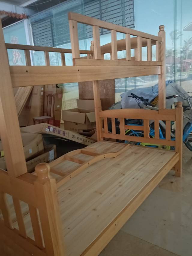 榉木子母床厂家直供