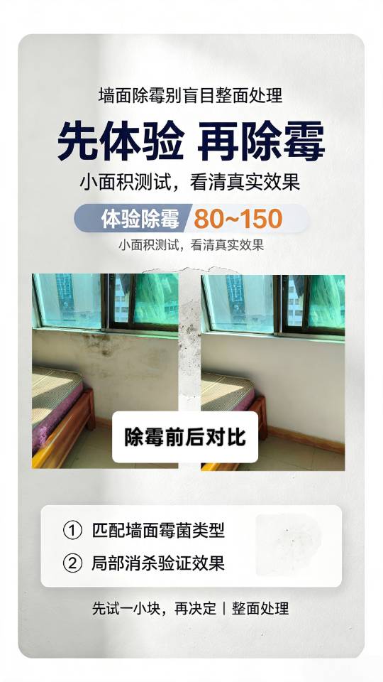 墙面体验除霉80至150