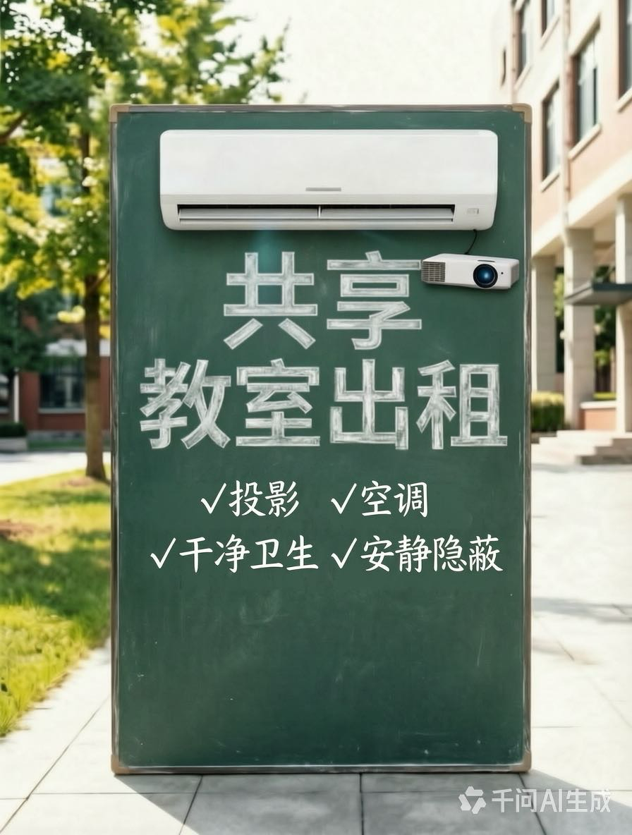 共享教室出租（长租、短租）